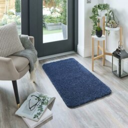 Rackhams Tufted Washable Rug – Dark Blue - 60X100 cm - thumbnail 6