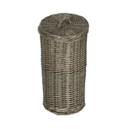 Rackhams 3 Toilet Roll Holder Round Wicker Holder - thumbnail 2