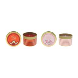 Rackhams Winnie the Pooh Scented Candle Gift Set 2×175g – Popcorn & Malt Barley, Spring Blossom & Acorns - 175g - Candle - No