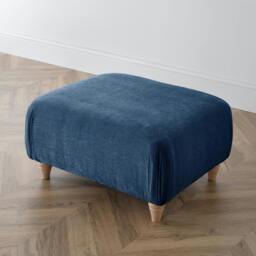 Rackhams The Swift Footstool - Navy - thumbnail 1