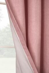 Rackhams Textured Print Eyelet Curtain - Blush - (167cm x 137cm - 10 Eyelets) - thumbnail 3