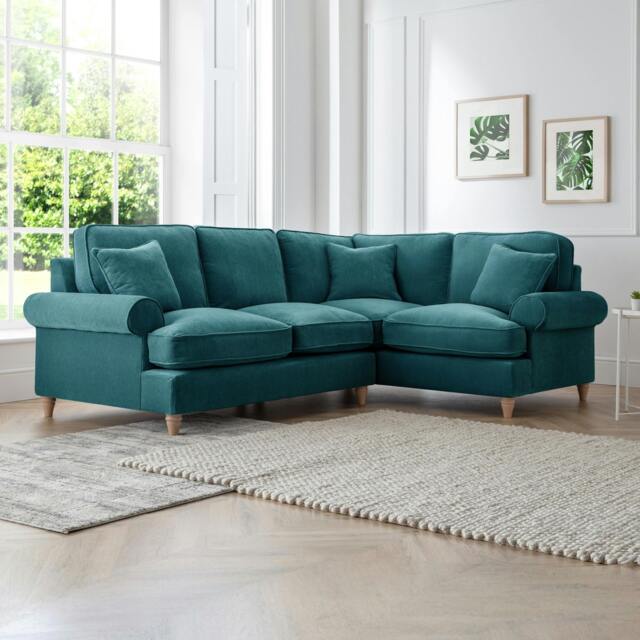Rackhams The Bromfield Right Hand Corner Sofa - Emerald - image 1