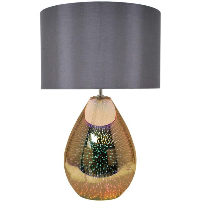 Rackhams Geller 61cm Glass Table Lamp - image 1