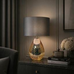 Rackhams Geller 61cm Glass Table Lamp - thumbnail 2