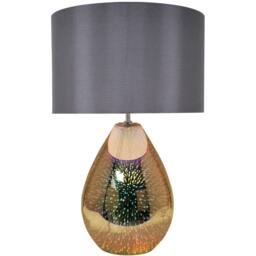 Rackhams Geller 61cm Glass Table Lamp - thumbnail 1