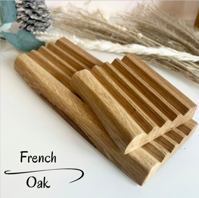 Rackhams Oak Live Edge Soap Dish - single - image 1