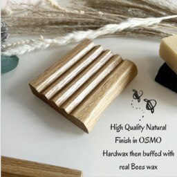 Rackhams Oak Live Edge Soap Dish - single - thumbnail 3