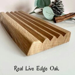Rackhams Oak Live Edge Soap Dish - single - thumbnail 2