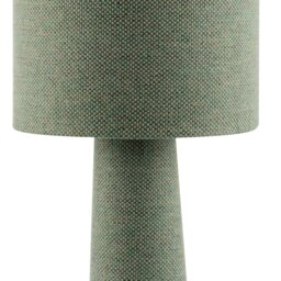 Rackhams Forest and Olive Green Jacquard Linen Lamp with Fabric Shade and Base - thumbnail 5