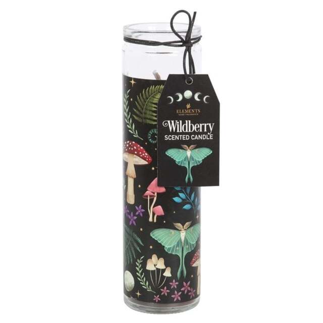 Rackhams Dark Forest Wildberry Tube Candle - Glass - 1 - image 1