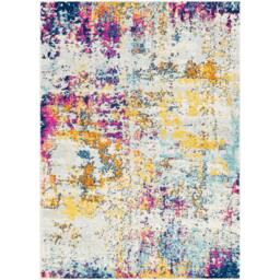 Rackhams Sunderland-Abstract Blue Grey Modern Marble Rug - 160 x 220 cm - thumbnail 2