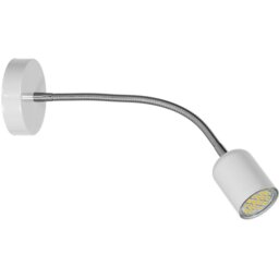 Rackhams Maxi White Wall Lamp 1XGU10 High Quality Hand Made Scandi Style Wall Light Stylish Subtle And Fully Adjustable - thumbnail 5