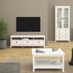 Rackhams Barcelona Coffee Table in White - White - White - 81 - thumbnail 5
