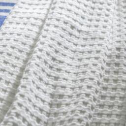Rackhams White Waffle Cotton Double Bedspread - King / Super King