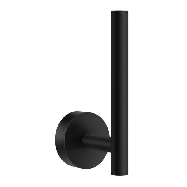 Rackhams Matt Black Spare Toilet Roll Holder - image 1