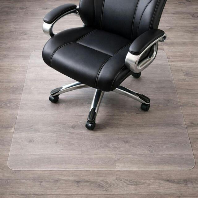 Rackhams Polycarbonate Chair Mat for Hard Floors – Clear Rectangular Office Floor Protector - Multiple Sizes - 116 x 150 cm - image 1