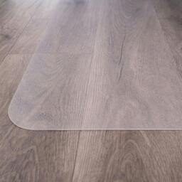 Rackhams Polycarbonate Chair Mat for Hard Floors – Clear Rectangular Office Floor Protector - Multiple Sizes - 116 x 150 cm - thumbnail 3