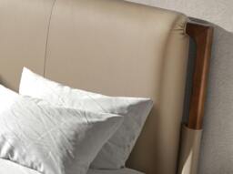 Rackhams Mink Coloured Leatherette Bed 7194 - thumbnail 5