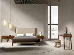 Rackhams Mink Coloured Leatherette Bed 7194 - thumbnail 4
