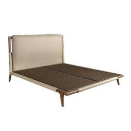 Rackhams Mink Coloured Leatherette Bed 7194 - thumbnail 1