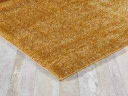 Rackhams Polyester Shaggy Rug - Gold - 80cm x 150cm (2.6ft x 5ft) - thumbnail 2