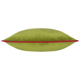Rackhams Meridian Velvet Cushion Cover - Lime/Hot Pink - 45cm x 45cm - Lime/Hot Pink - 100% Polyester - thumbnail 3