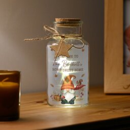 Rackhams Personalised Autumn Gonk LED Light Up Jar - thumbnail 5
