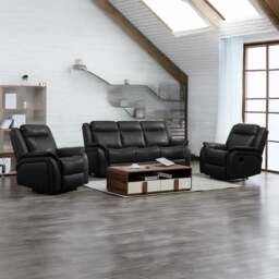 Rackhams Hampshire Luxury 3 Piece Sofa Suite - Tan - thumbnail 2
