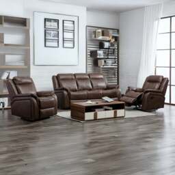 Rackhams Hampshire Luxury 3 Piece Sofa Suite - Tan