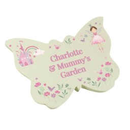 Rackhams Personalised Fairy Princess Garden Butterfly Ornament - thumbnail 1