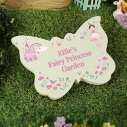 Rackhams Personalised Fairy Princess Garden Butterfly Ornament - thumbnail 2