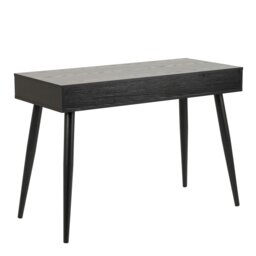 Rackhams Neptun 3 Drawer Office Desk in Black - 1 - Black - 50 - thumbnail 3