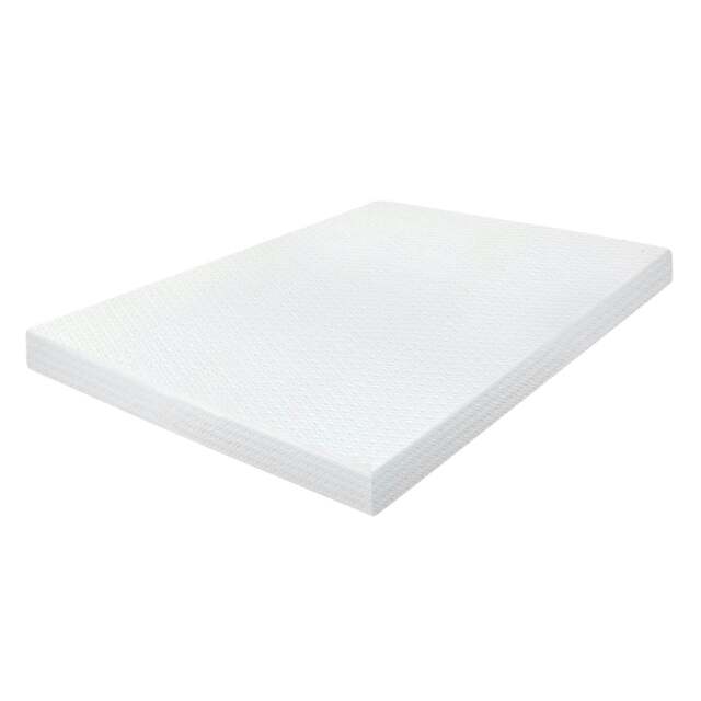 Rackhams 4 Inch Mattress Topper Cooling Gel Memory Foam Bamboo Charcoal Washable - Double - image 1