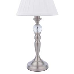 Rackhams Edwina Satin Chrome Touch Table Lamp - thumbnail 6