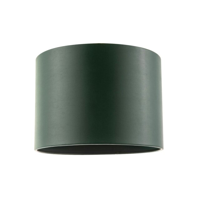 Rackhams Classic Forest Green Faux Leather Lamp Shade with Inner Cotton Lining - image 1