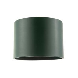 Rackhams Classic Forest Green Faux Leather Lamp Shade with Inner Cotton Lining - thumbnail 1