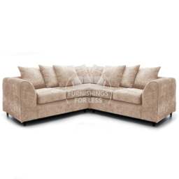 Rackhams Monaco Chenille Fabric 5 Seater Corner Sofa - Green - thumbnail 4