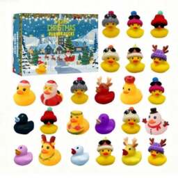 Rackhams Christmas Rubber Duck Bath Toy Advent Calendar - Style 5 - thumbnail 5