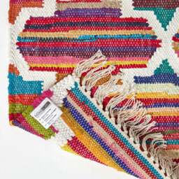Rackhams Amsterdam Handwoven Cotton Chindi Kilim Rug - 160 x 230 cm - thumbnail 6