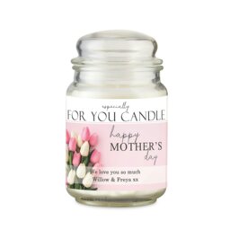 Rackhams Personalised Especially For You Mothers Day Large Scented Jar Candle - thumbnail 1