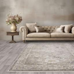 Rackhams Jasper JA03 Traditional Beige Rug - 67x240cm - thumbnail 2