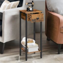 Rackhams Set of 2 Slim Side Tables - thumbnail 2