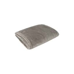 Rackhams Chunky Blanket - Grey - One Size - Grey - 100% Polyester - thumbnail 3