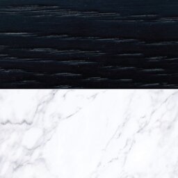 Rackhams Orchid 3 Drawer Chest - Wenge (Black Stained Oak) / Marble  - Wenge (Black Stained Oak) - thumbnail 6