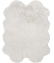 Rackhams Luxury White Faux Fur Rug - 70X120 cm - thumbnail 6