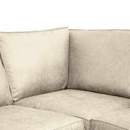Rackhams Oakland Marble Leather 4 Seater Corner Sofa - Right Hand Facing - thumbnail 6