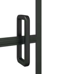 Rackhams Shower Enclosure ESG 116x140 cm Black - thumbnail 4