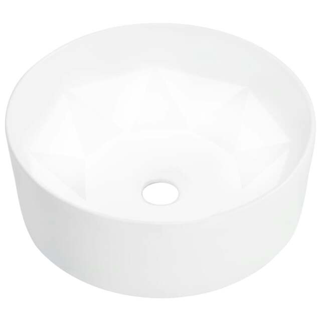 Rackhams Wash Basin 36x14 cm Ceramic White