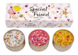 Rackhams Special Friend Candles Trio Set - 30-Hour Burn Time Luxury Gift Set - thumbnail 2