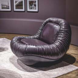 Rackhams Moreau Barret Lounge Chair, Swivel Chair - PU Leather - Others ( Contact Us ) - thumbnail 4